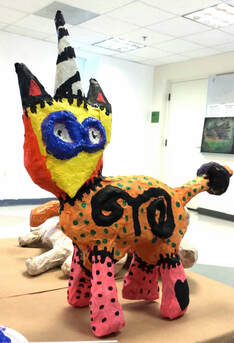 Alebrije Sculpture Workshop facilitated by artist Elizabeth Jimenez Montelongo San Jose, CA